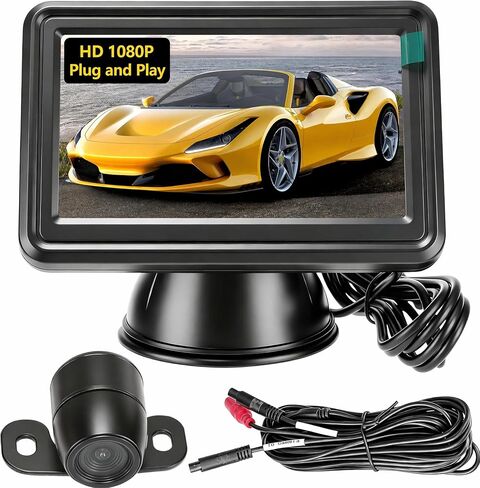 Wireless Backup Camera for Truck: 5" Portable Wide Rear View Camera 1080P in Kuwait
