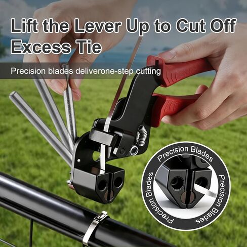 Stainless Steel Cable Tie Gun Kit – 500 Pcs (6, 8, 12, 16 in) Metal Zip Tie in Kuwait