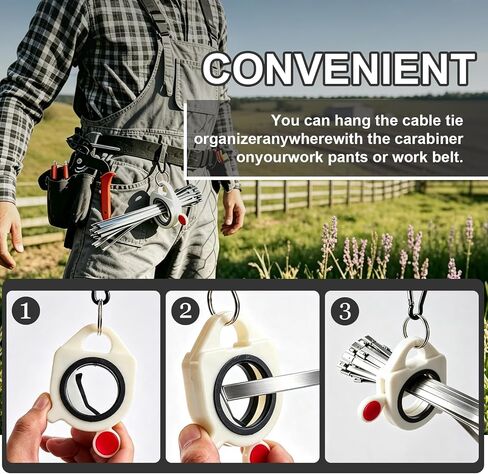 Stainless Steel Cable Tie Gun Kit – 500 Pcs (6, 8, 12, 16 in) Metal Zip Tie in Kuwait