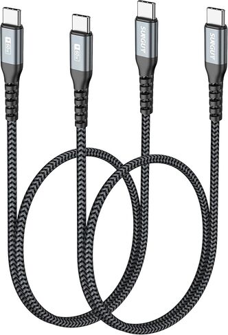 SUNGUY USB C to USB C 5FT [2Pack], 60W USB C Cable PD Fast Charging in Saudi Arabia