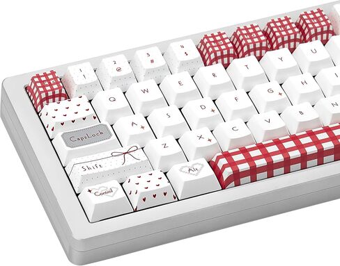 Cute Black and Pink PBT Keycap Set for Mechanical Keyboard in Kuwait