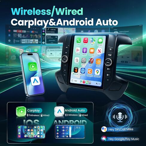 12.1" 8Core 4+64GB Radio Upgrade for Chevy Silverado GMC Sierra 2014-2018 in Kuwait