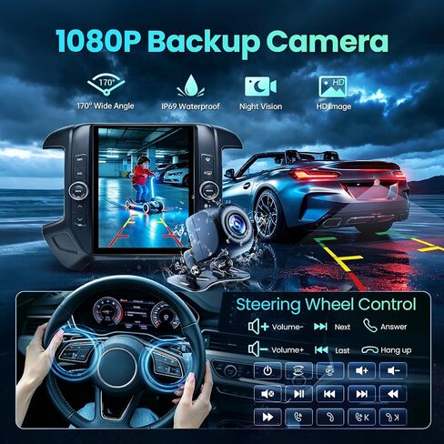12.1" 8Core 4+64GB Radio Upgrade for Chevy Silverado GMC Sierra 2014-2018 in Kuwait