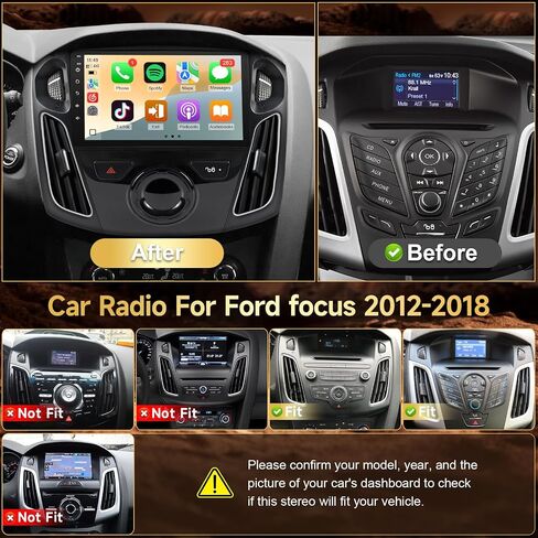 8Core Android Car Stereo for Ford Focus 2012 2013 2014 2015 2016 2017 2018 in Kuwait