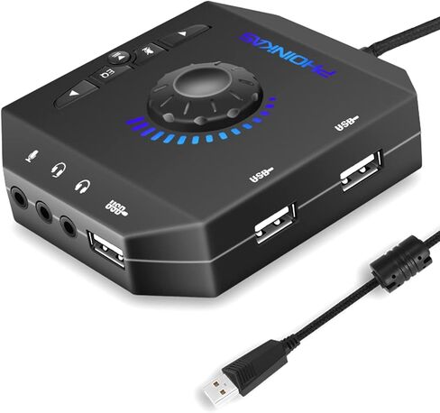 Plug&Play Computer PC Laptop 7.1 External Sound Card Audio Stereo Sound Adapter in Kuwait