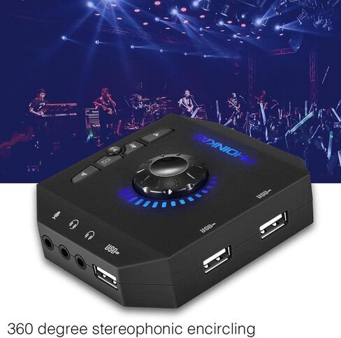 Plug&Play Computer PC Laptop 7.1 External Sound Card Audio Stereo Sound Adapter in Kuwait
