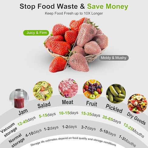 Mason Jar Vacuum Sealer for Canning & Food Storage,Black in Kuwait