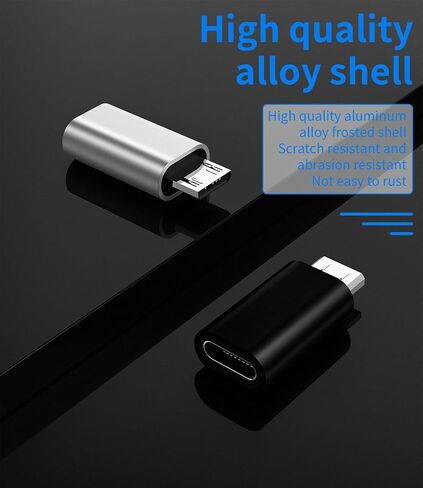 Lightning Female to Micro USB Male Adapter (3 Pack) Charging Converter for Apple for iPhone Cable to Android Plug for, Compatible with Samsung Galaxy S7 S6 A8 Note4,V10, P8 Lite in Kuwait