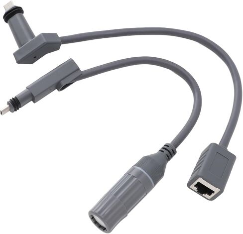 SPX to RJ45 Adapter SPX Male to RJ45 Female Connector Plug Adapter IP68 with Grounding Device for Gen 2 Dish Antenna Router in Kuwait