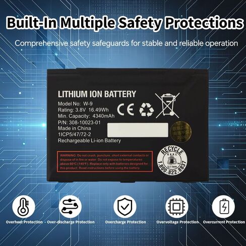 W-9 Battery Replacement for NETGEAR Aircard 791L 815S Hotspot 3.8V in Kuwait