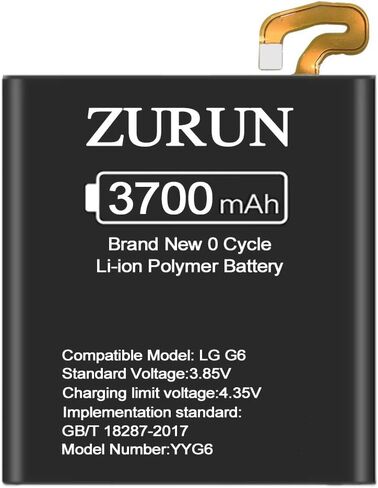 Battery for LG G6, Upgraded ZURUN 3700mAh Li-Polymer BL-T32 Battery Replacement for LG G6 H872 H870 H871 VS998 LS993 with Repair Screwdriver Tool Kit [2 Year Warranty] in Saudi Arabia