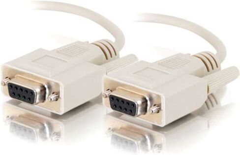 C2G 02695 DB9 F/F Serial RS232 Cable, Beige (10 Feet, 3.04 Meters) in Kuwait