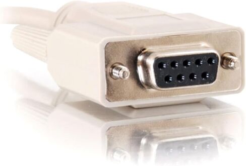 C2G 02695 DB9 F/F Serial RS232 Cable, Beige (10 Feet, 3.04 Meters) in Kuwait