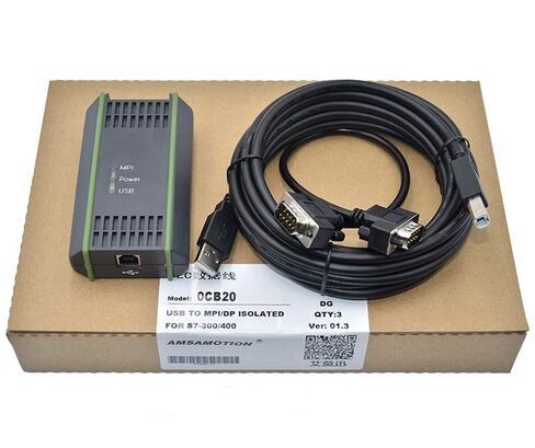 Applicable 6ES7 972-0CB20-0XA0 6ES7972-0CB20-0XA0 PLC Programming Cable S7-200/300 Data Cable MPI Download Cable Isolated (4.5m) in Kuwait
