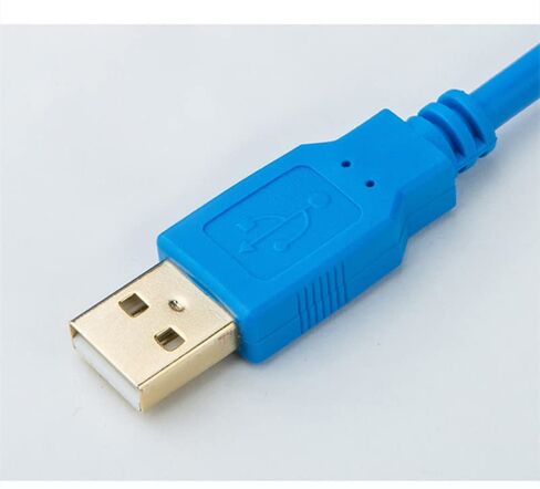 Suitable for USB-SLB2053RASL1 PLC Programming Cable EC Series Data Download Cable Blue Gold Plated in Kuwait