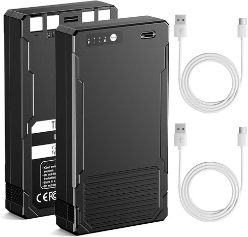 2 Pack 7000mAh LIT-22 PRO Rechargeable Battery for SPYPOINT Trail Camera in Kuwait