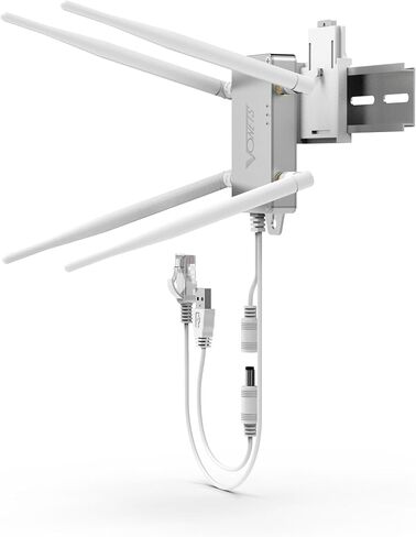 VONETS VBG1200 AC1200 Dual Band 2.4GHz+5GHz WiFi Bridge, Industrial WiFi to Ethernet Adapter, Wireless Repeater/Router, 5-24V Wide Voltage, RJ45 LAN Port, for IP Camera DVR PLC Printer in Kuwait