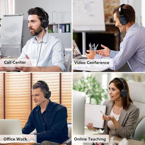 Wantek Headset with Mic, USB Headset with Microphone for PC in Kuwait