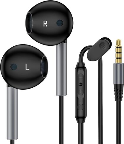 Wired Earbuds in-Ear Headphones, Earphones with Microphone for Samsung A15 in Kuwait