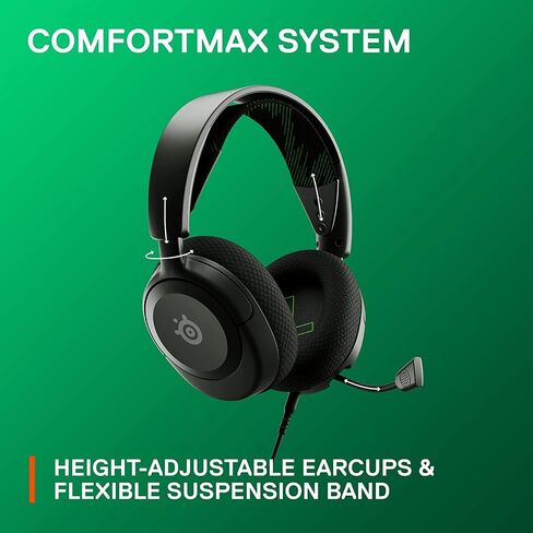 SteelSeries Arctis Nova 1X Wired 3.5mm AUX Gaming Headset for Xbox, PC, PlayStation, Nintendo Switch, Android & iOS - AI-Powered Noise-Cancelling ClearCast Gen 2 Microphone in Kuwait