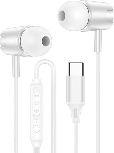 USB C Headphones Wired for iPhone 17/17 Pro/17 Pro Max/16/16 Pro/16 Pro Max in Kuwait