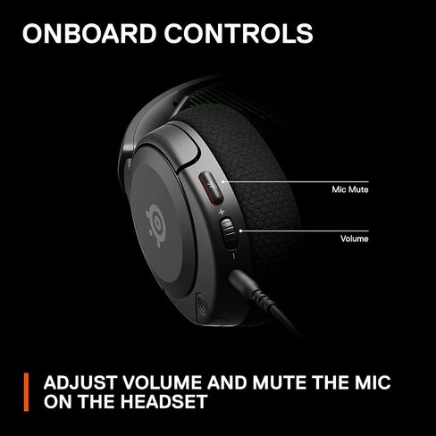 SteelSeries Arctis Nova 1X Wired 3.5mm AUX Gaming Headset for Xbox, PC, PlayStation, Nintendo Switch, Android & iOS - AI-Powered Noise-Cancelling ClearCast Gen 2 Microphone in Kuwait