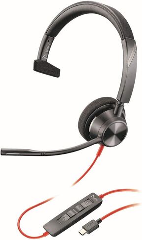 Plantronics Blackwire 3310 USB-C Headset, black (213929-01) in Kuwait
