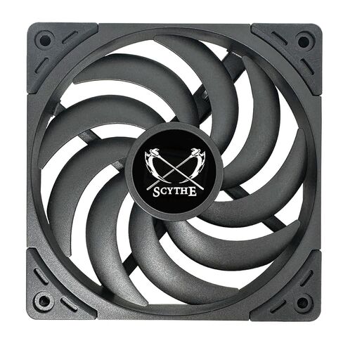 Scythe Wonder Tornado 120 Slim PWN Silent Slim PC Fan,120mm x 15mm, Fluid Dynamic Bearing, 4-Pin Connector (Wonder Tornado Slim, 2000RPM) in Kuwait