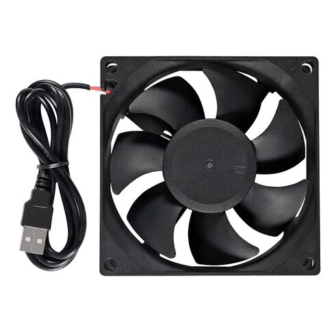2PCS 80mm USB Fan 5V Brushless 8025 80x25mm for Cooling DIY PC Computer Case 3D Printer CPU Coolers Radiators in Kuwait