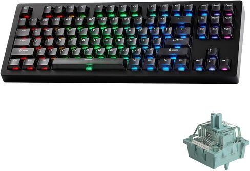 MONSGEEK M3 V5 HE Rapid Trigger Gaming Keyboard Quick Release Aluminum Mechanical Keyboard, Black Transparent AstroAim Magnetic Switch in Kuwait