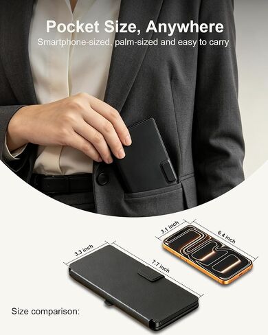 DOGAIN Mini Wireless Keyboard with Touchpad for Phones, Galaxy Z Fold, iPad in Kuwait