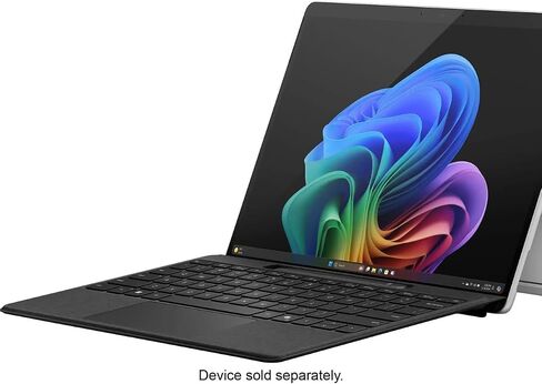Microsoft Surface Wireless Flex Keyboard with Slim Pen for Surface Pro 11/10/9/8, Wireless Charge Pen Storage, Backlit, Alcantara Magnetic, Mechanical Keys, Copilot, Black (Renewed) in Kuwait