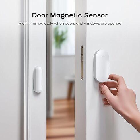 PGST Security Alarm System 99+3 Zone Auto Dial WiFi+GSM/4G Home Burglar Security Wireless GSM Alarm System Detector Sensor Kit Remote Control,Smart Life Tuya APP,NO Monthly Fees in Kuwait