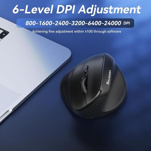 SOLAKAKA KI99 and SM520, Wireless Keyboard and Mouse Combo for Gaming (KI99 BlackBlue & SM520 Black) in Kuwait
