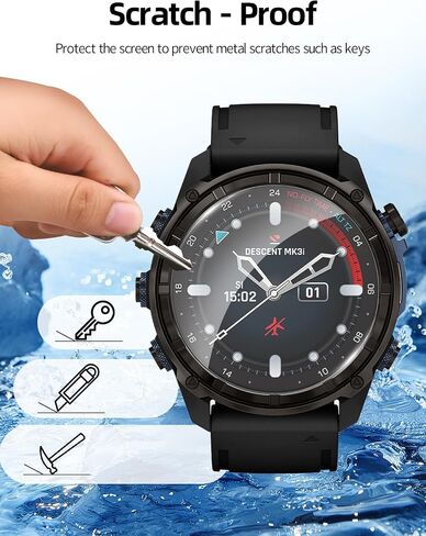 [6 Pack] for Garmin Descent Mk3i 51MM Smart Watch Screen Protector, Clear TPU Soft Film Compatible with Garmin Descent Mk3i 51MM Smartwatch,Anti-Scratch Ultra-Thin in Kuwait