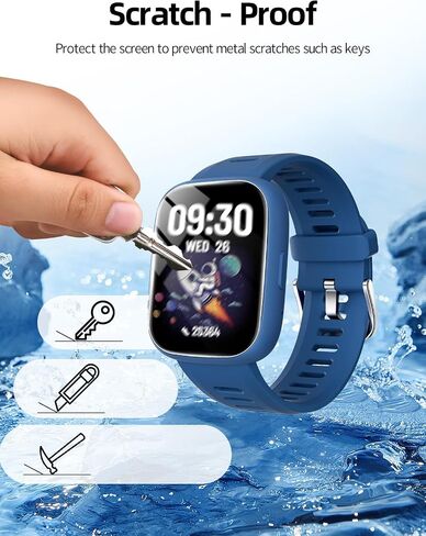 [6 Pack] for TICTIKY verfit watch 01 1.83 Inch Smart Watch Screen Protector, Clear TPU Soft Film Compatible with verfit watch 01 Smartwatch,Anti-Scratch Ultra-Thin in Kuwait