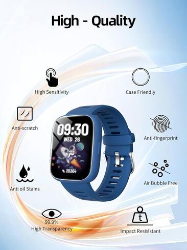 [6 Pack] for TICTIKY verfit watch 01 1.83 Inch Smart Watch Screen Protector, Clear TPU Soft Film Compatible with verfit watch 01 Smartwatch,Anti-Scratch Ultra-Thin in Kuwait
