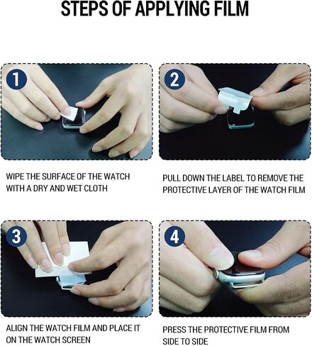 [6 Pack] for TICTIKY verfit watch 01 1.83 Inch Smart Watch Screen Protector, Clear TPU Soft Film Compatible with verfit watch 01 Smartwatch,Anti-Scratch Ultra-Thin in Kuwait