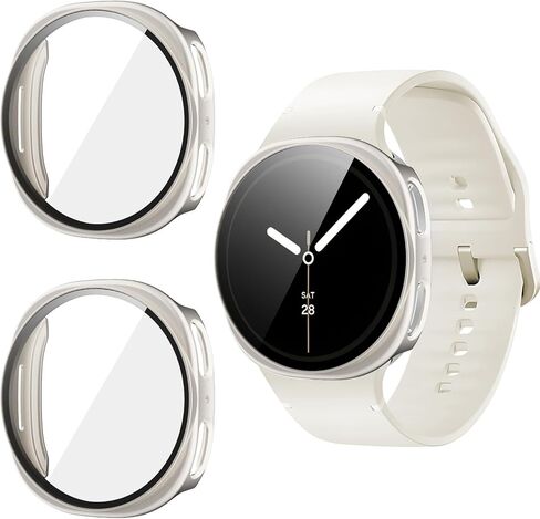 2 Pack for Samsung Galaxy Watch 8 40mm Screen Protector Case in Kuwait