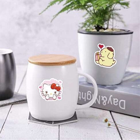 100Pcs Mixed Manga Stickers Cool Cartoon Animal Stickers, Vinyl Waterproof Manga Sticker for Laptop, Guitar, Water Bottle, Birthday Gifts for Girls, Kids, Teens in Kuwait