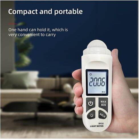 Light Meter, Light Meter, 200,000 LUX Light Meter Photography Digital Light Meter Integrated Light Meter Lux/Fc Light Meter Environmental Tester Light Meter in Kuwait
