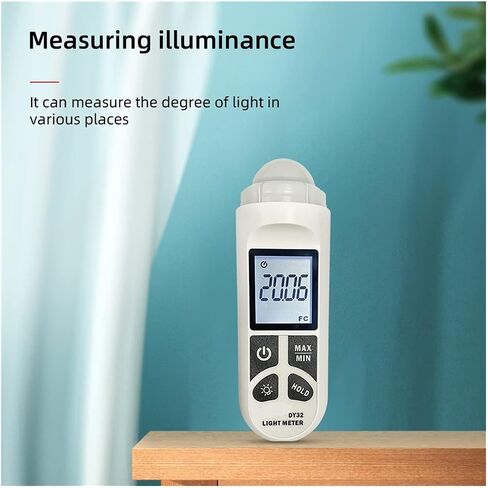 Light Meter, Light Meter, 200,000 LUX Light Meter Photography Digital Light Meter Integrated Light Meter Lux/Fc Light Meter Environmental Tester Light Meter in Kuwait