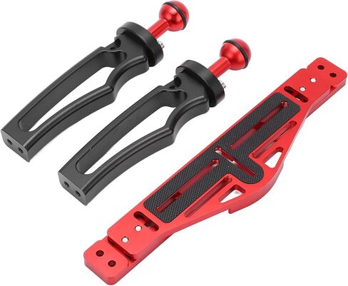Dual Handle Tray Stabilizer Rig for Underwater Photography, Aluminum in Kuwait