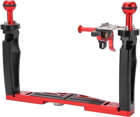 Dual Handle Tray Stabilizer Rig for Underwater Photography, Aluminum in Kuwait