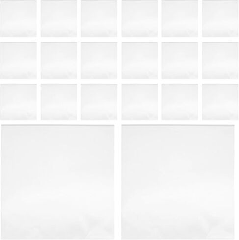SHINEOFI 24pcs Vinyl Record Protective Outer Sleeves Plastic Covers for Albums with Waterproof Tear-Resistant Material, Portable Vinyl Record Storage Sleeves for Travel and Collection, in Kuwait