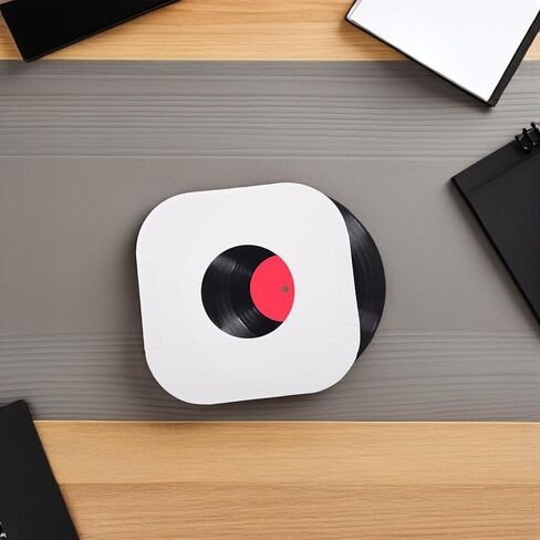 GANAZONO 20pcs Vinyl Record Sleeves Outer Covers for 7 Inch Vinyl Albums, Dustproof Paper Record Storage Bags round Corners, Portable Storage and Long Term Care for Collectors in Kuwait