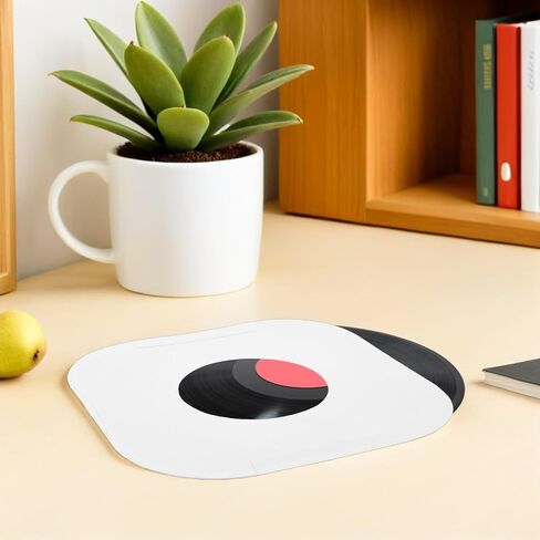 GANAZONO 20pcs Vinyl Record Sleeves Outer Covers for 7 Inch Vinyl Albums, Dustproof Paper Record Storage Bags round Corners, Portable Storage and Long Term Care for Collectors in Kuwait