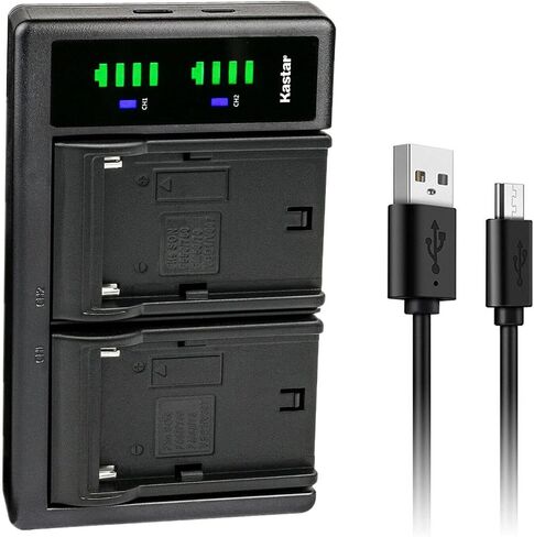 Kastar NP-FM50 LTD2 USB Battery Charger Replacement for Sony DCR-HC14, DCR-HC15, DCR-HC88, DCR-PC6, DCR-PC8, DCR-PC9, DCR-PC100, DCR-PC101, DCR-PC103, DCR-PC104, DCR-PC105, DCR-PC110 Camera in Kuwait