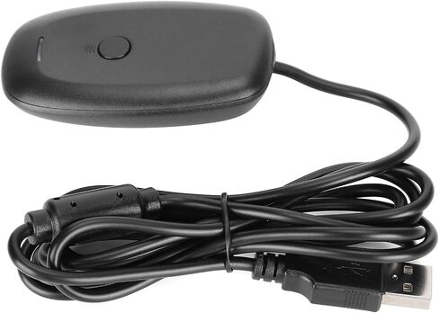 Gecheer Wireless Gaming Receiver Adapter, PC USB Controller Dongle for 360, ABS Material, Compatible with 4 Controllers & Headsets, Plug and Play in Kuwait