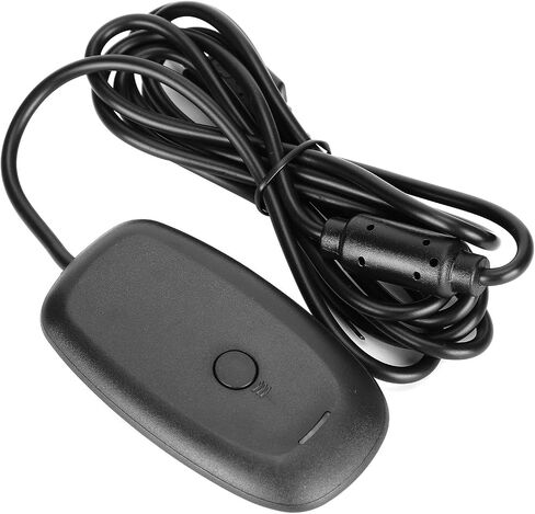 Gecheer Wireless Gaming Receiver Adapter, PC USB Controller Dongle for 360, ABS Material, Compatible with 4 Controllers & Headsets, Plug and Play in Kuwait